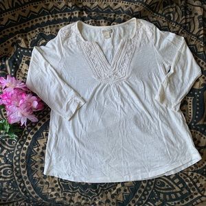 lucky brand boho detail top 🌞✨